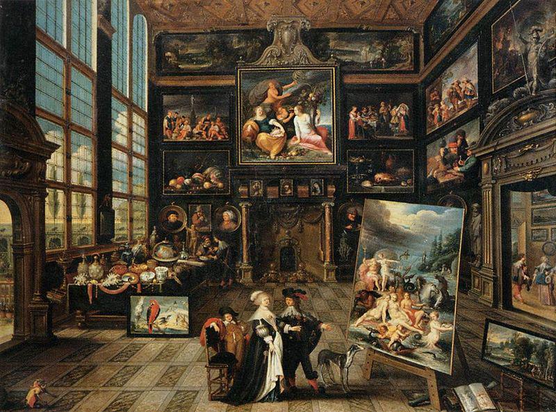 Interior of a Collector's Gallery of Paintings and Objets d'Art, Cornelis de Baellieur
